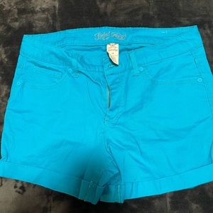 Bright Blue Faded Glory Shorts